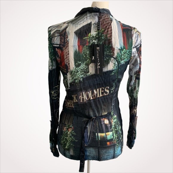 Very Rare & Unique Women's Sherlock Holmes Shirt - Picture 2 of 7